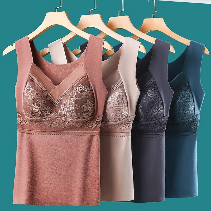 

Women push up bra seamless Large size L-4L Bralette Top Vest Warm thick fabric clothes