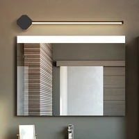 led bathroom mirror light 406080cm modern bathroom makeup mirror light makeup light black and white bathroom light fixtures