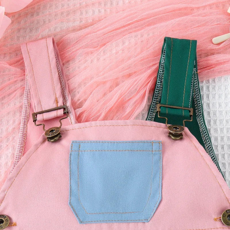 Джинсовый комбинезон для новорожденных