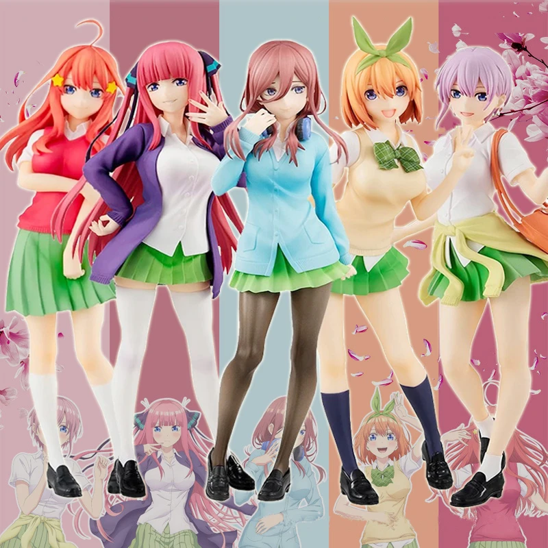 

23cm Nakano Ichika Beautiful Girl Anime Statue Model PVC Action Model Toy Table Decoration