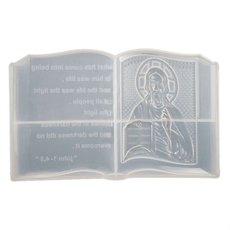 

Silicone Mold for DIY Supplies Bible Mold 6.69x10.63in Handsize Bible Book Mold Fine Silicone Made DIY Supplies