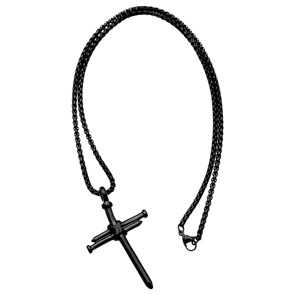 Ожерелья с подвеской для женщин индивидуальная черная титановая сталь Miss