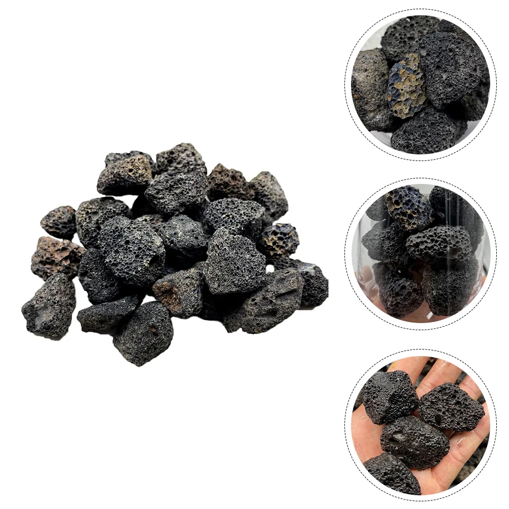 

Lava Stone Volcanic Diffuser Black Tank Oil Essential Decorative Aquarium Natural Stones Beads Pumice Aroma Landscaping