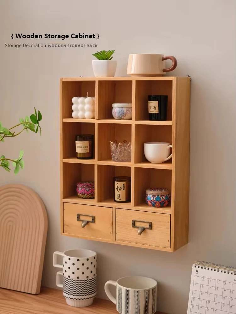 Настенная полка для чашек из дерева | AliExpress