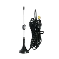 2 4ghz 3dbi sucker wifi antenna with magnetic base extension cable 1 5m sma male connector for wireless router