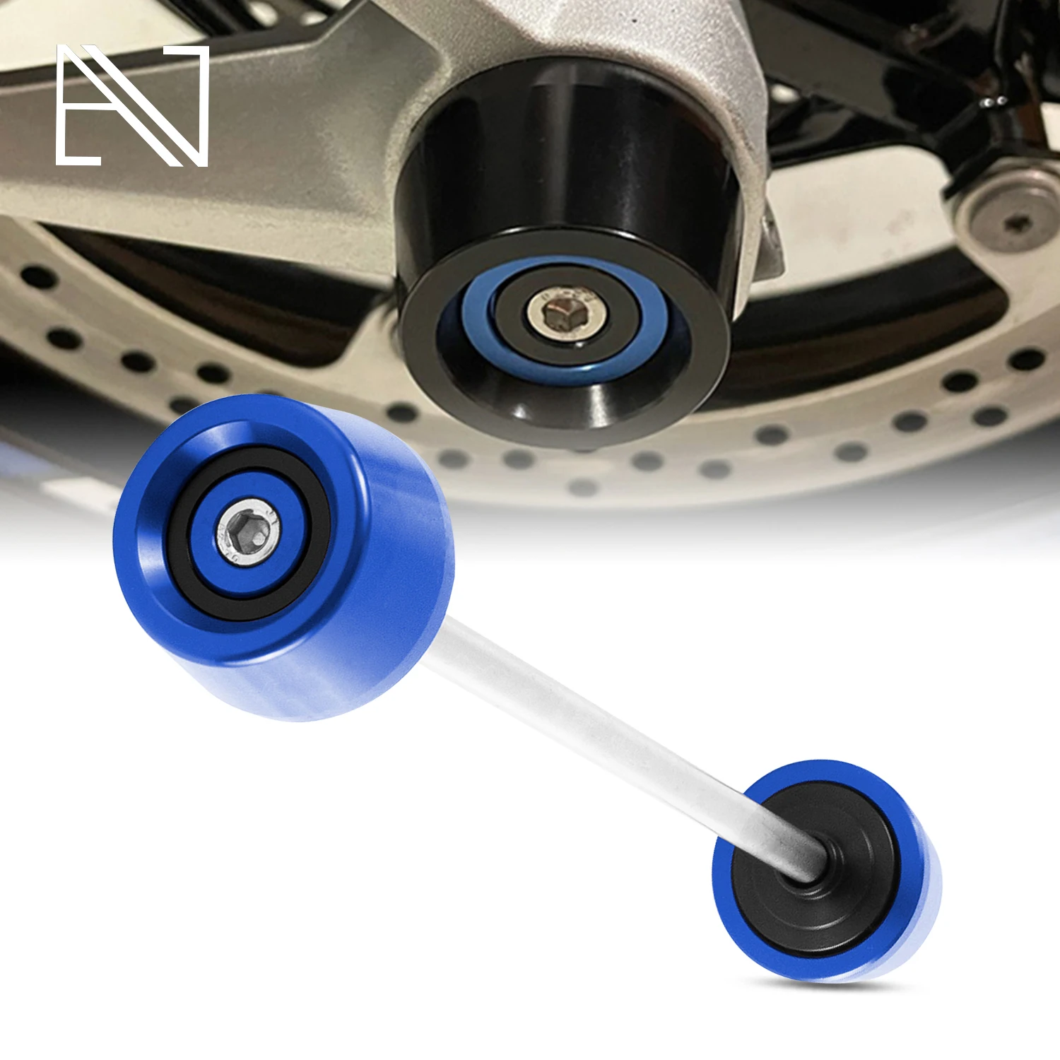 Enlarge Motorcycle Front Axle Slider Wheel Crash Pads Protector For BMW S1000XR 2014-2018 S1000R 2014-2017 S1000RR 2010-2022