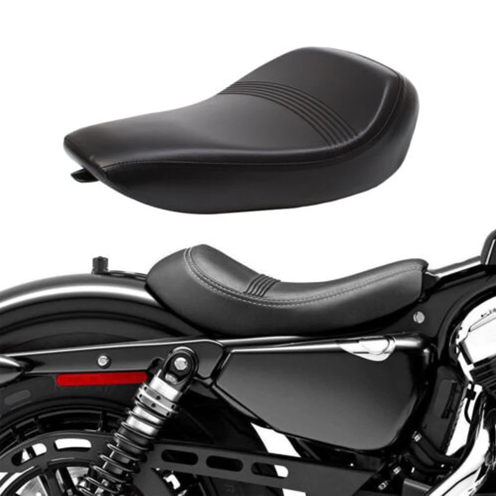 

Черное переднее сиденье водителя мотоцикла для Harley Sportster XL 1200 883 72, 2016-2021 гг., сорок восемь