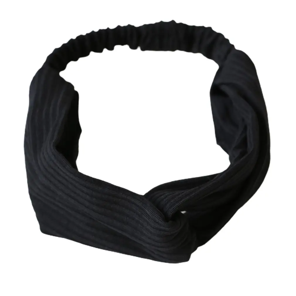 

Simple Solid Color Hair Headband Outdoor Sports Headbands Comfortable Head Wraps