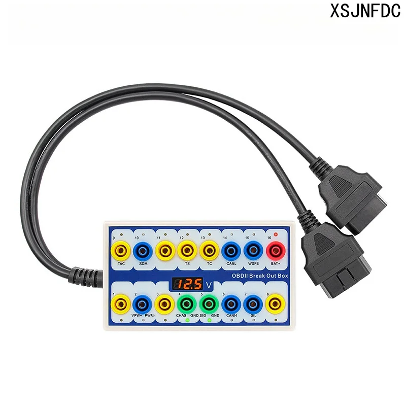 Детектор протокола OBDII и коробка адаптера сигнала детектора OBD2