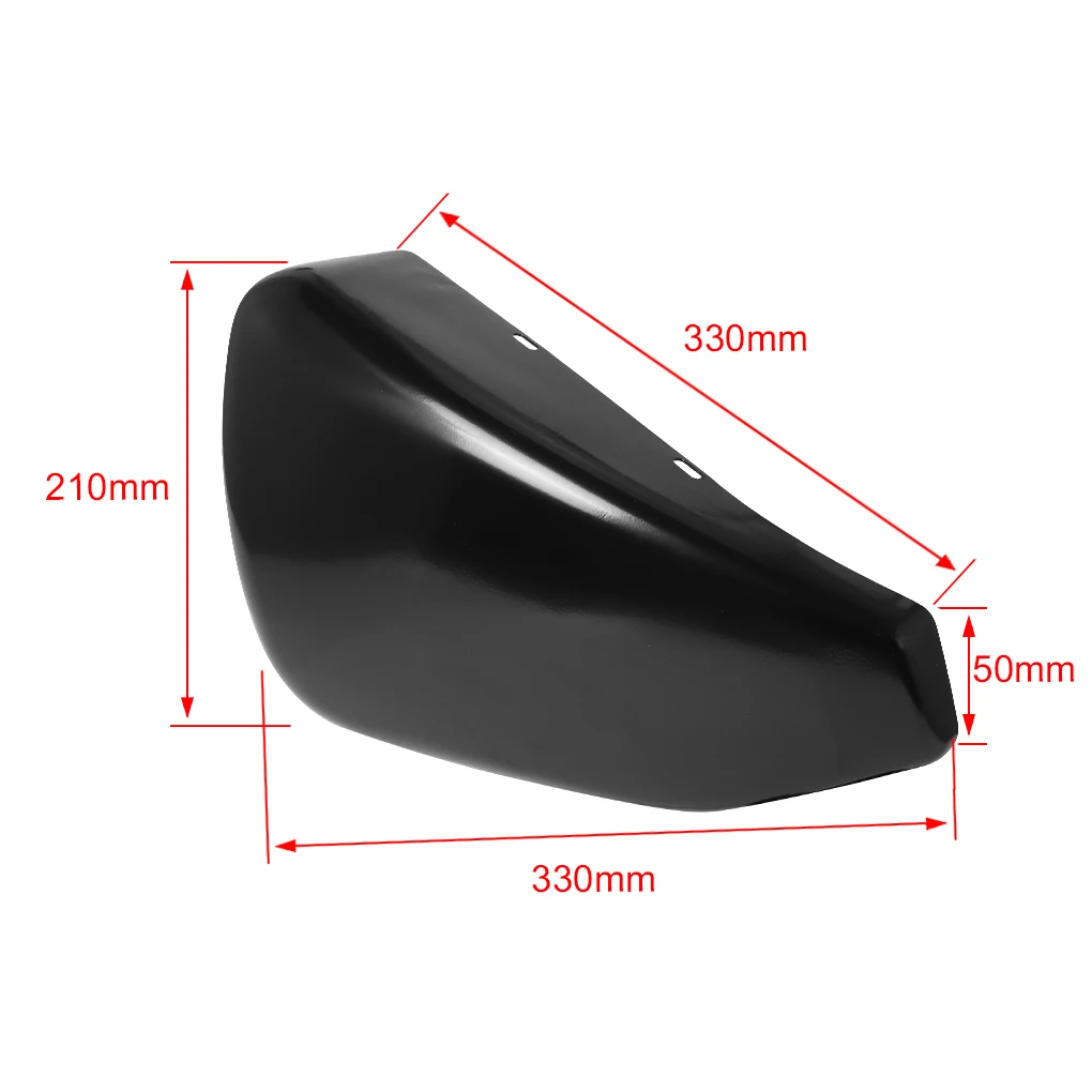 Для Harley Sportster 48 72 Iron XL 883 1200 2014-2020 черный/хромированный стальной левый аккумулятор