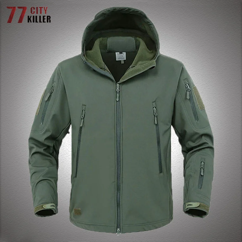 

Military Shark Skin Soft Shell Jackets Men Tactical Windproof Waterproof Jacket Men Army Combat Jackets Mens ded Bomber Coats