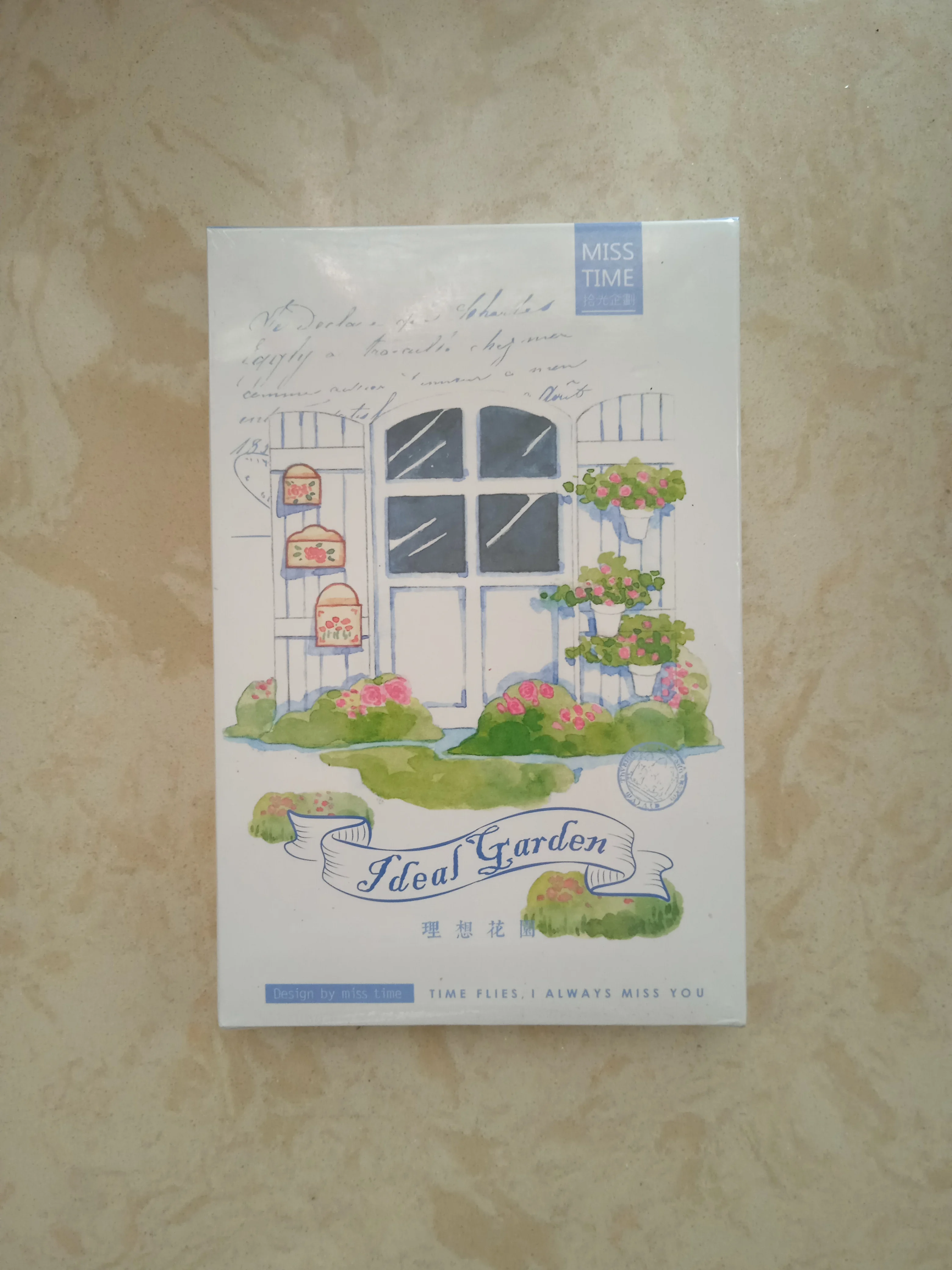 143mmx93mm happy garden paper postcard(1pack=30pieces)