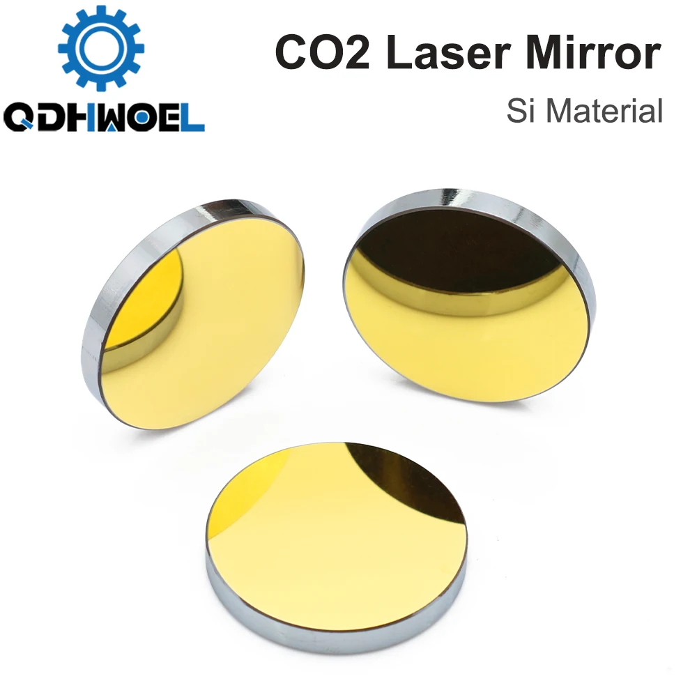 

QDHWOEL 3 шт./лот Co2 Laser Si отражающие зеркала для лазерного гравера позолоченные силиконовые отражающие линзы диаметром 19 20 25 30 38,1 мм