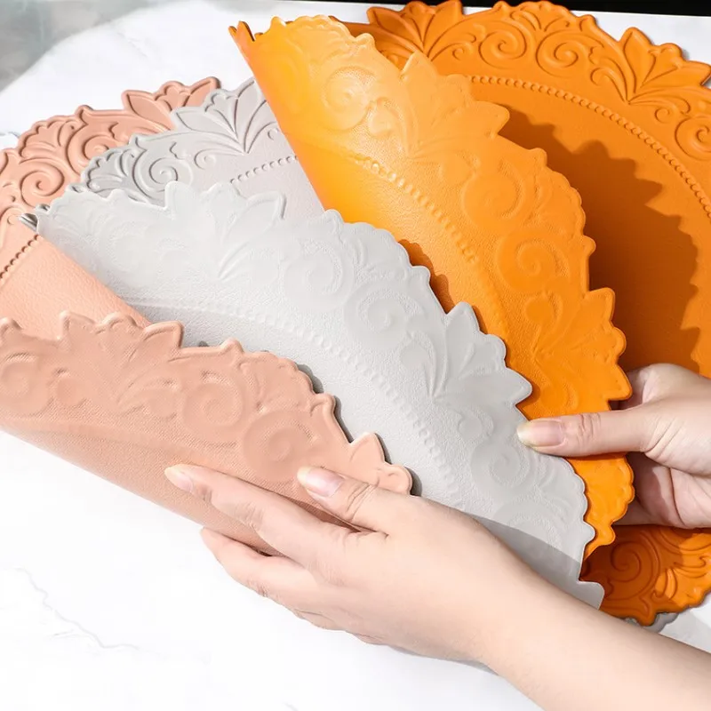 1/2/6 Упаковок Круглые Термостойкие Нескользящие Коврики Для Стола