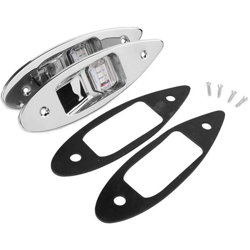 Фонари с красным и зеленым цветом для морской лодки