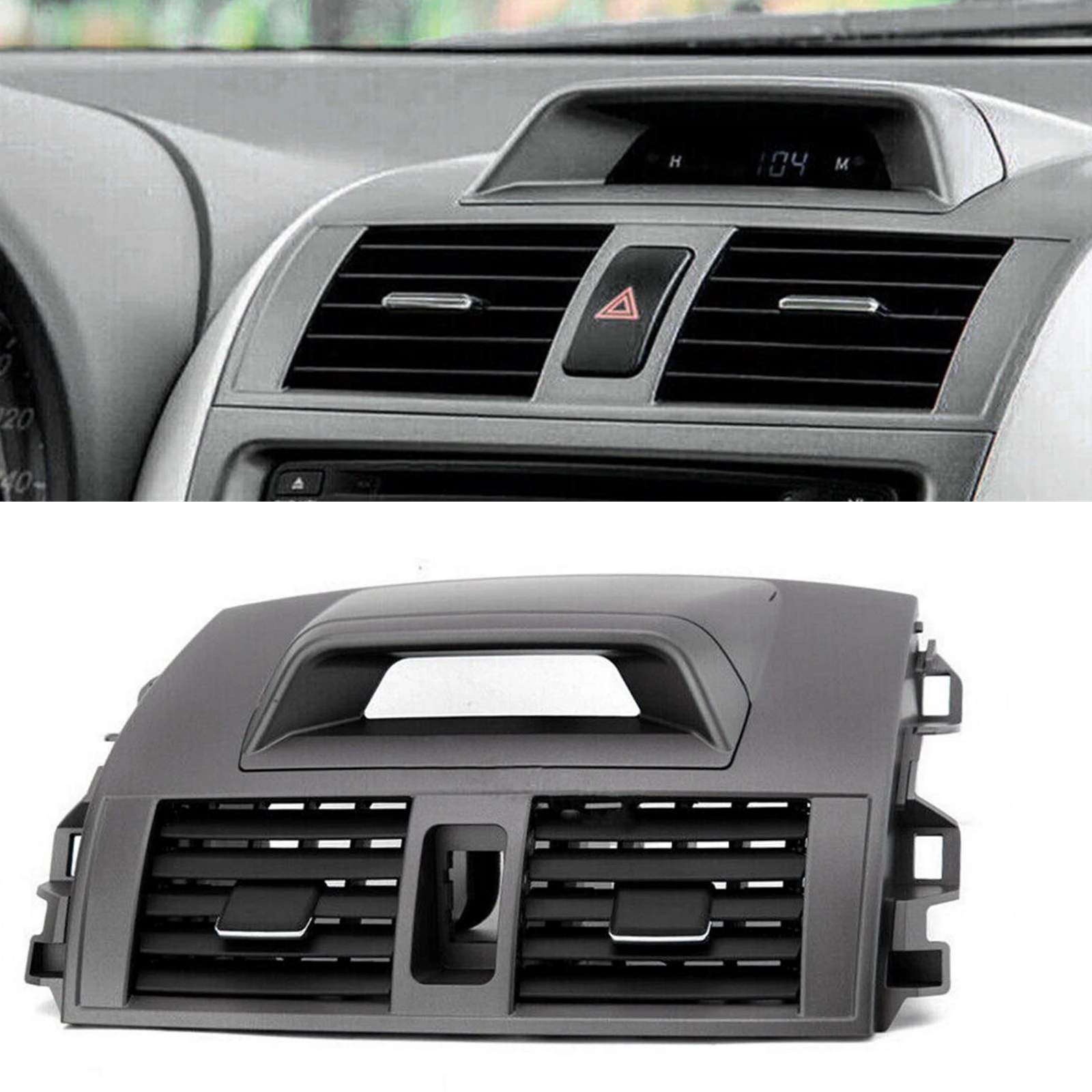 

Для Toyota Corolla 2009-2013 передняя Центральная приборная панель A/C панель вентиляционного отверстия крышка панели приборной панели кондиционер рамка отделка