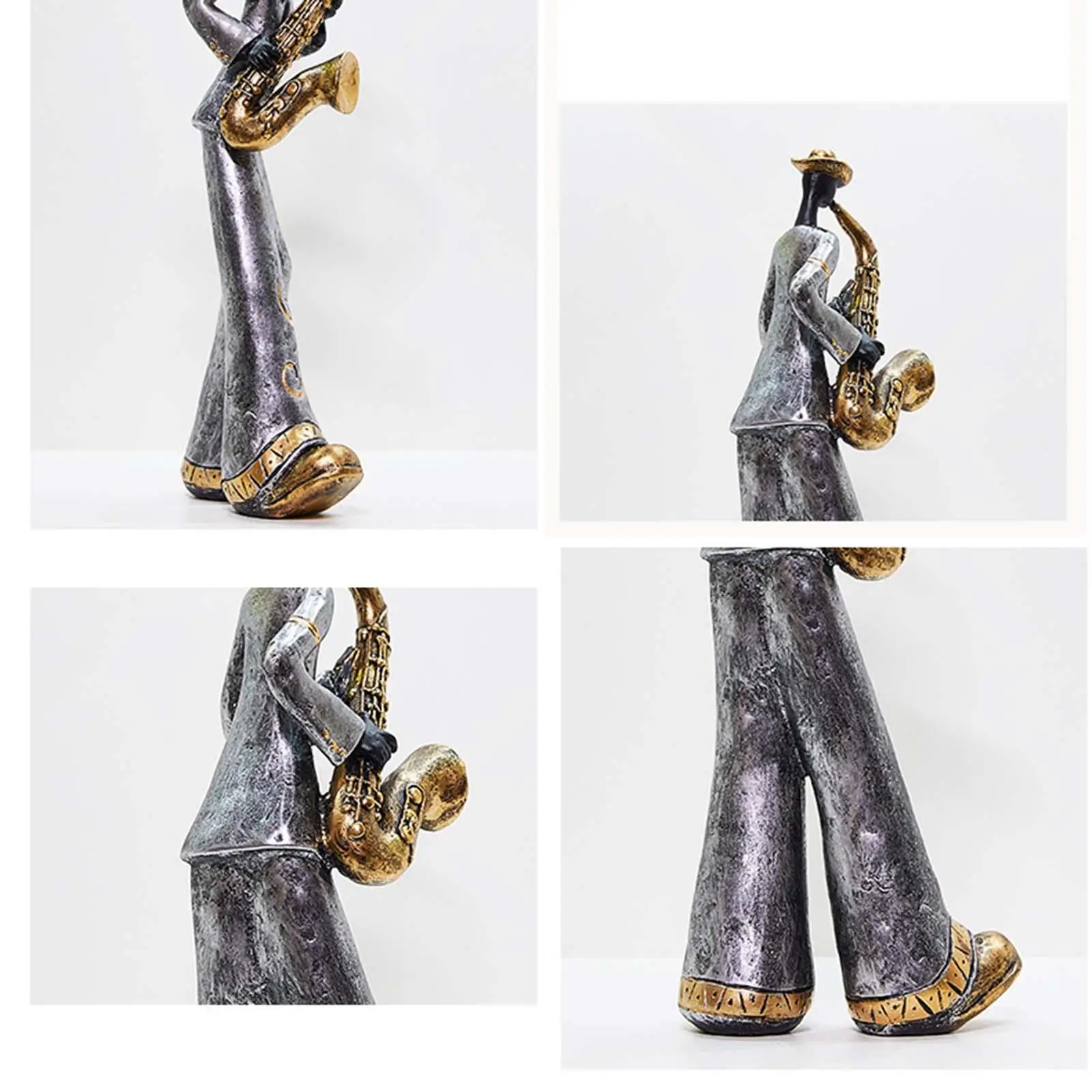 Статуя музыканта фигурка ремесла домашний декор скульптура из смолы настольная