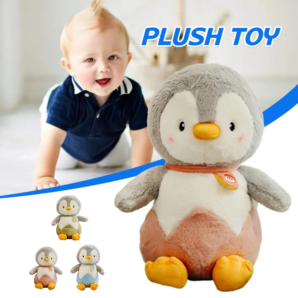 

Penguin Anime Character Stuffed Toy Soft Cuddly Baby Sleeping Pillow 25/40cm Comfortable for Kids Girls Pacify Rag Toy B99
