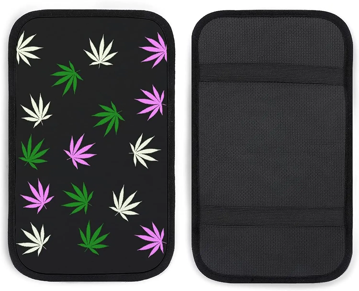 

Sedoied Weed Marijuana Leaf Car Center Console Handrail Box Pad Console Cushion Pads Interior Decor