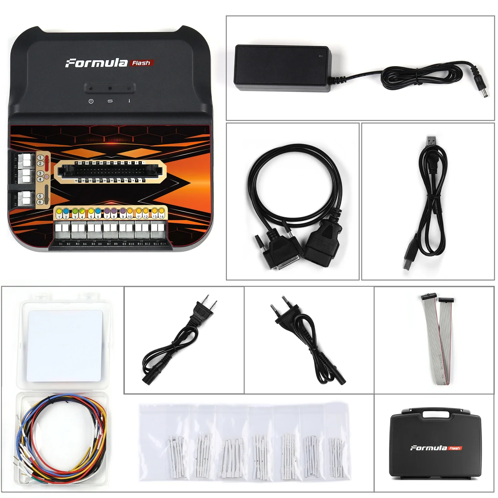 2024 FormulaFLash ECU TCU Programmer Tool IMMO OFF DTC Clean VIN модификация Чтение записи EEPROM/FLASH MD1CS018 MD1CS016 и