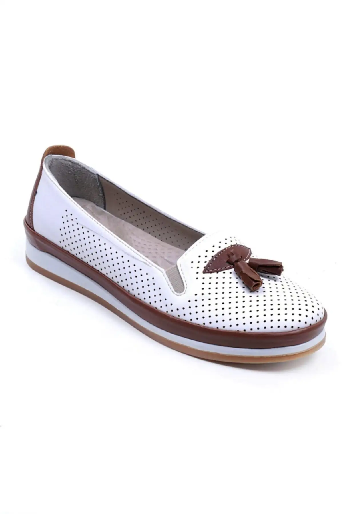 

Women Flats Shoes White Tan Daily. Fashion Flats For Ladies Casual Shoes Elegant Flat Footwear Summer Ladies Shoes