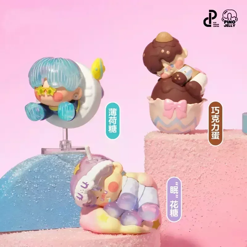 Фото POPMART PINO JELLY Серия Sweet like Me: Коллекционные фигурки-сюрпризы в закрытых коробках, милые модели, подарок на день рождения №1