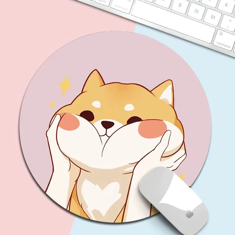 

20x20cm Mouse pad small girl cartoon cute cartoon creative wristband thickened computer desk mat gaming desk kawaii mouse pad