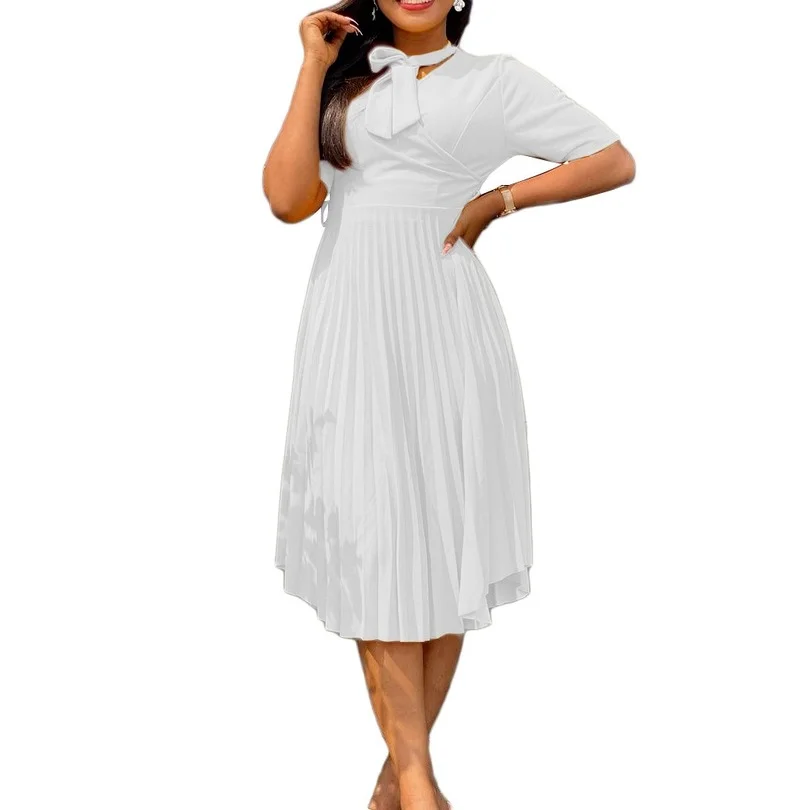 

Летние африканские платья для женщин 2022 Новинка Африканские женщины с V-образным вырезом с коротким рукавом однотонное платье африканская ...