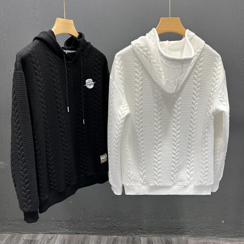 Golf Shirt Men's Golf Clothing 2023 Spring Utaa Golf Wear Men Long Sleeve Golf T-shirt Hooded Malbon Golf Tee Men's Golf Wear