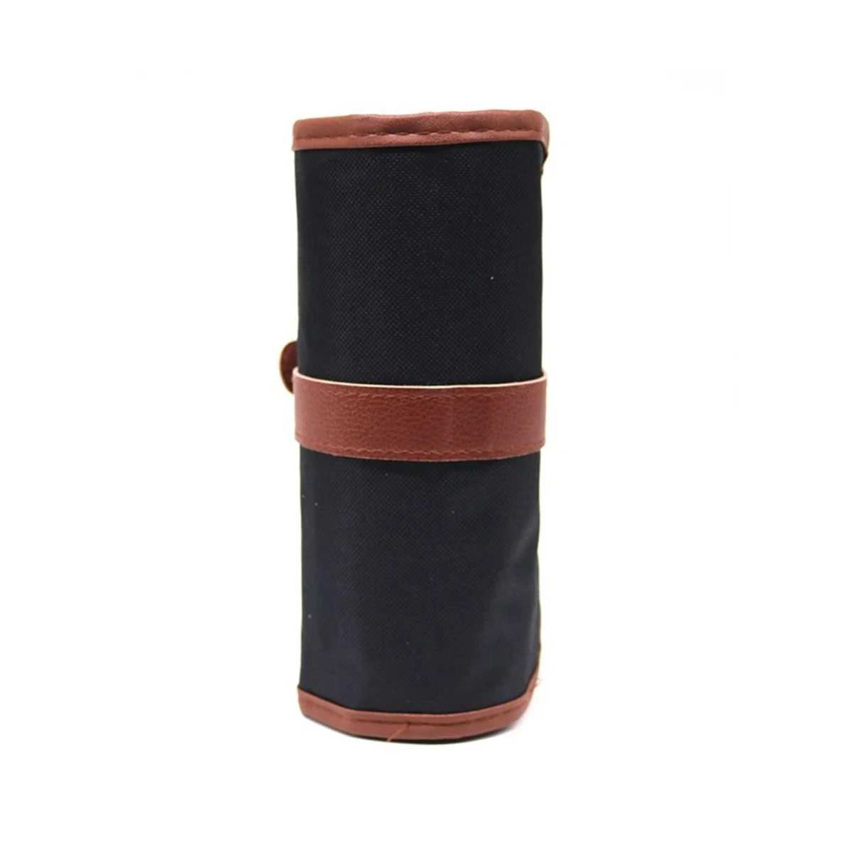 Roll Up Case Pen Curtain Pencil Bag Makeup Wrap Holder Storage Pouch Thick Canvas Stationery Organizer