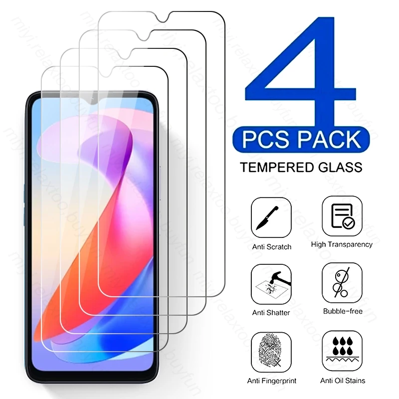 Фото 4 шт., Защитное стекло для honor x6a honorx6a 4g №1