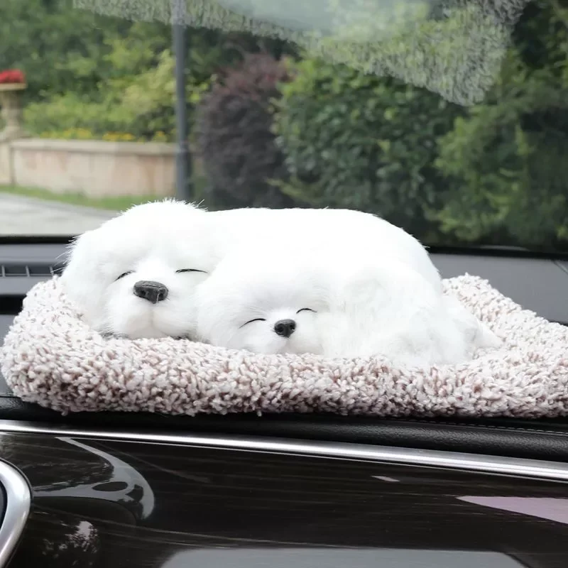

Car Decorations Car Interiors Live Bamboo Charcoal Coated Charcoal Simulation Dog Purify Air In Addition To Formaldehyde