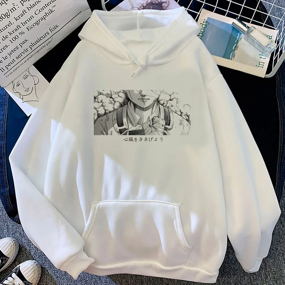 Attack on Titan hoodie manga Y2K winter anime sweater kawaii comic women pullover patterned funny