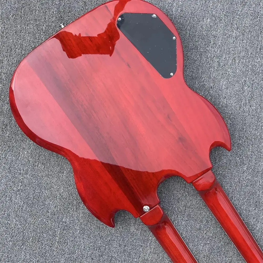 Двойная SG-Стильная двойная Шея 12-струнная струна + 6-струнная свинцовая гитара