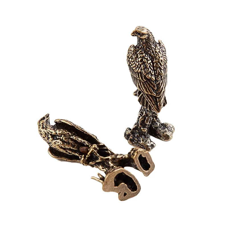 1 шт. латунный Орлан миниатюрная скульптура орнамент фигурка домашний Декор
