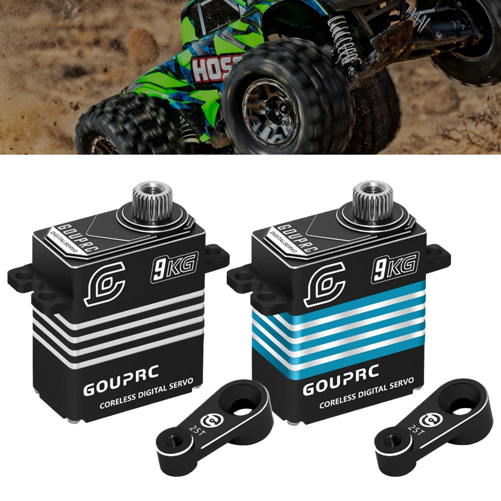 Водонепроницаемый Цифровой Микросервопривод 9 Кг С Шестерней 25T Для