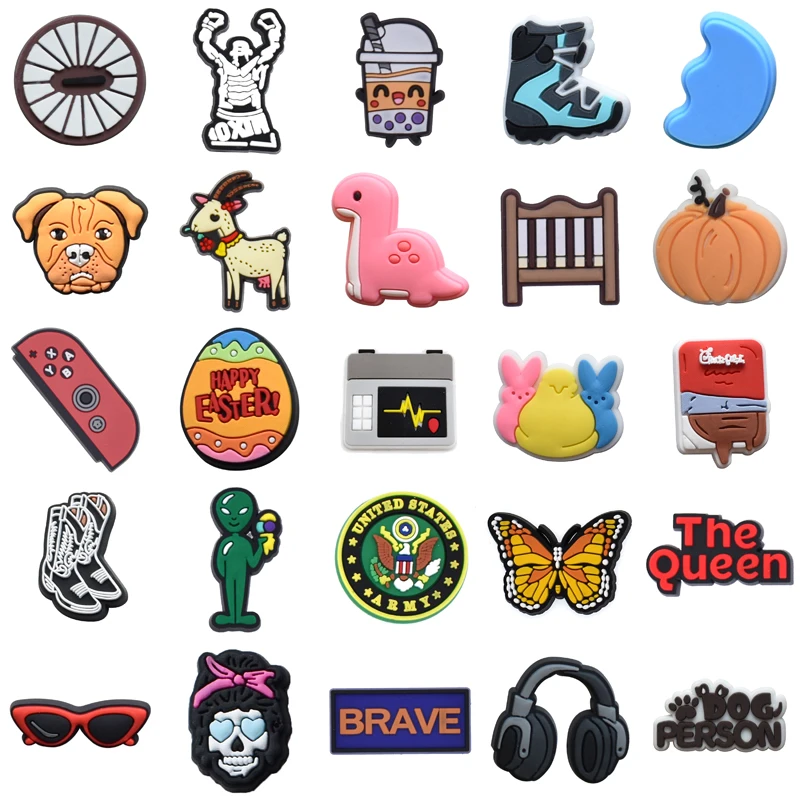 

Men Packs Shoes Accessories Kids Para Pins Decorations for Crocs Gifts Women Charm Shoe Charms Wholesale Bulk Boy Girl Set Jeans