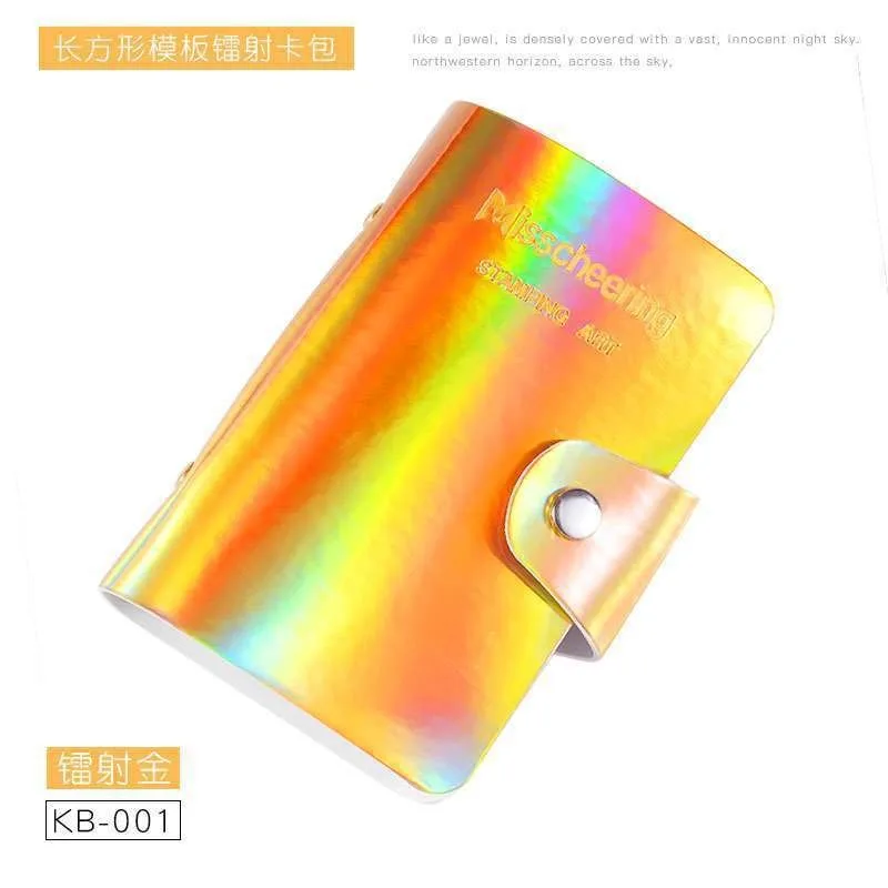 1 большой прямоугольный держатель для штамповки ногтей 12X6 см 20 слотов пустой