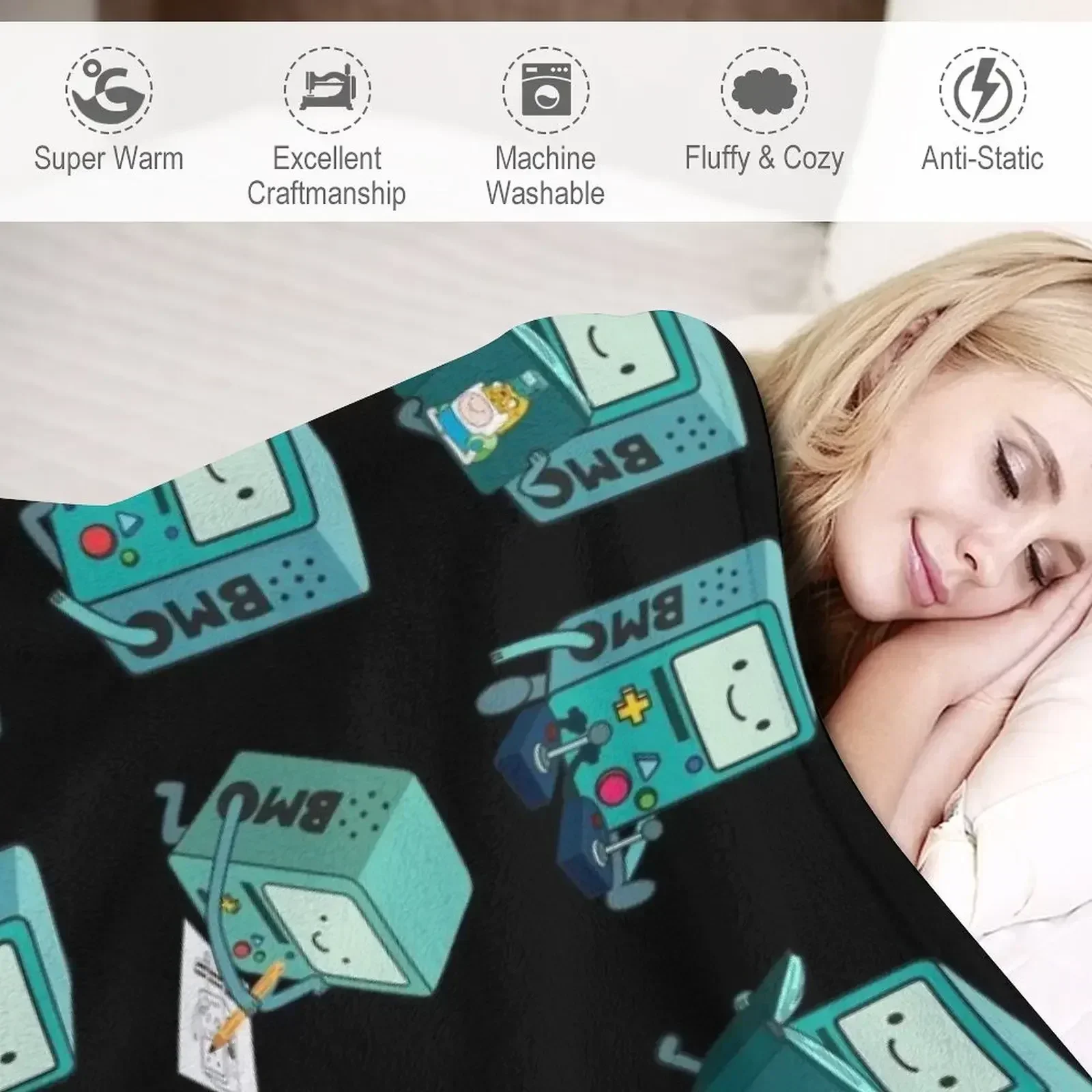 Одеяло BMO Пляжное термобелье для путешествий Очень большие пледы