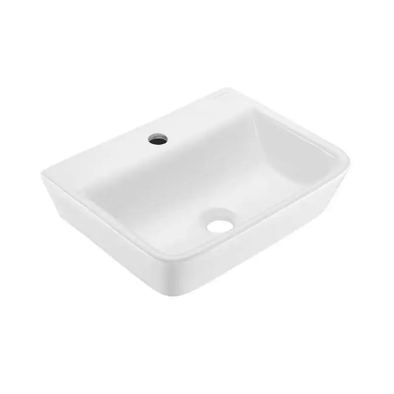 

St. Tropez 14" Rectangular Ceramic Wall Mounted Bathroom Sink And 1