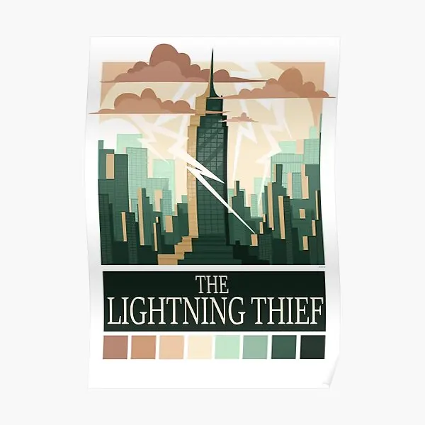 

Плакат Percy Jackson с молнией, краж, настенное украшение, винтажная современная домашняя живопись, Декор, Художественная печать, забавная комната, без рамки