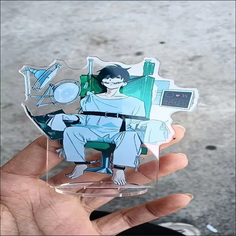 Брелок для ключей с изображением инопланетянина акриловый брелок в стиле аниме