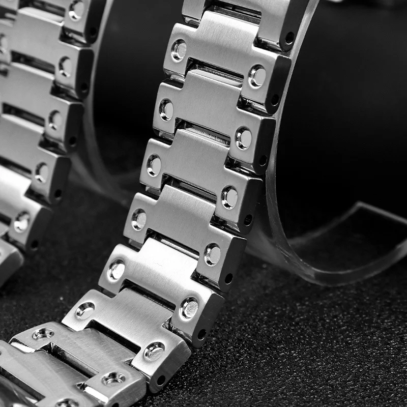 Stainless Steel Watch Strap For Casio GW-B5600 DW5600/M5610/GMW-B5000/GA2100/GM-2100 WatchBand Solid Metal Steel Strap Bracelet