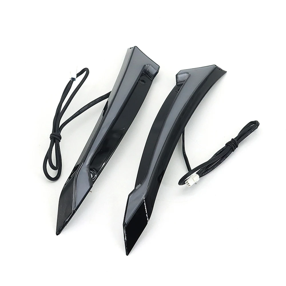 Мотоциклетная хромированная черная накладка на лобовое стекло указатель