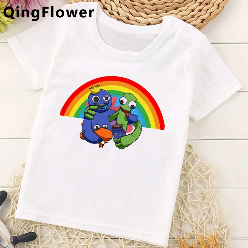 

Детская футболка с рисунком радуги, для мальчиков, для подростков