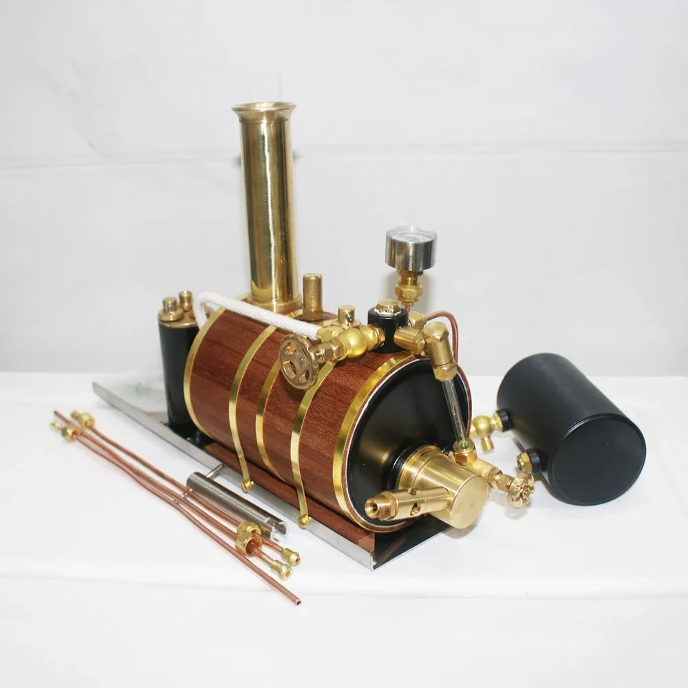 Горизонтальный латунный паровой котел 200 мл с предохранительным клапаном