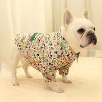 french bulldog shirt suit spring thin bulldog fat dog suit dog clothes for small dogs