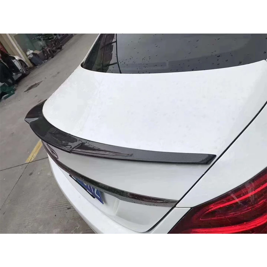 Задние плавники из углеродного волокна для Mercedes Benz E Class W213 E63 E300 E350 задний спойлер