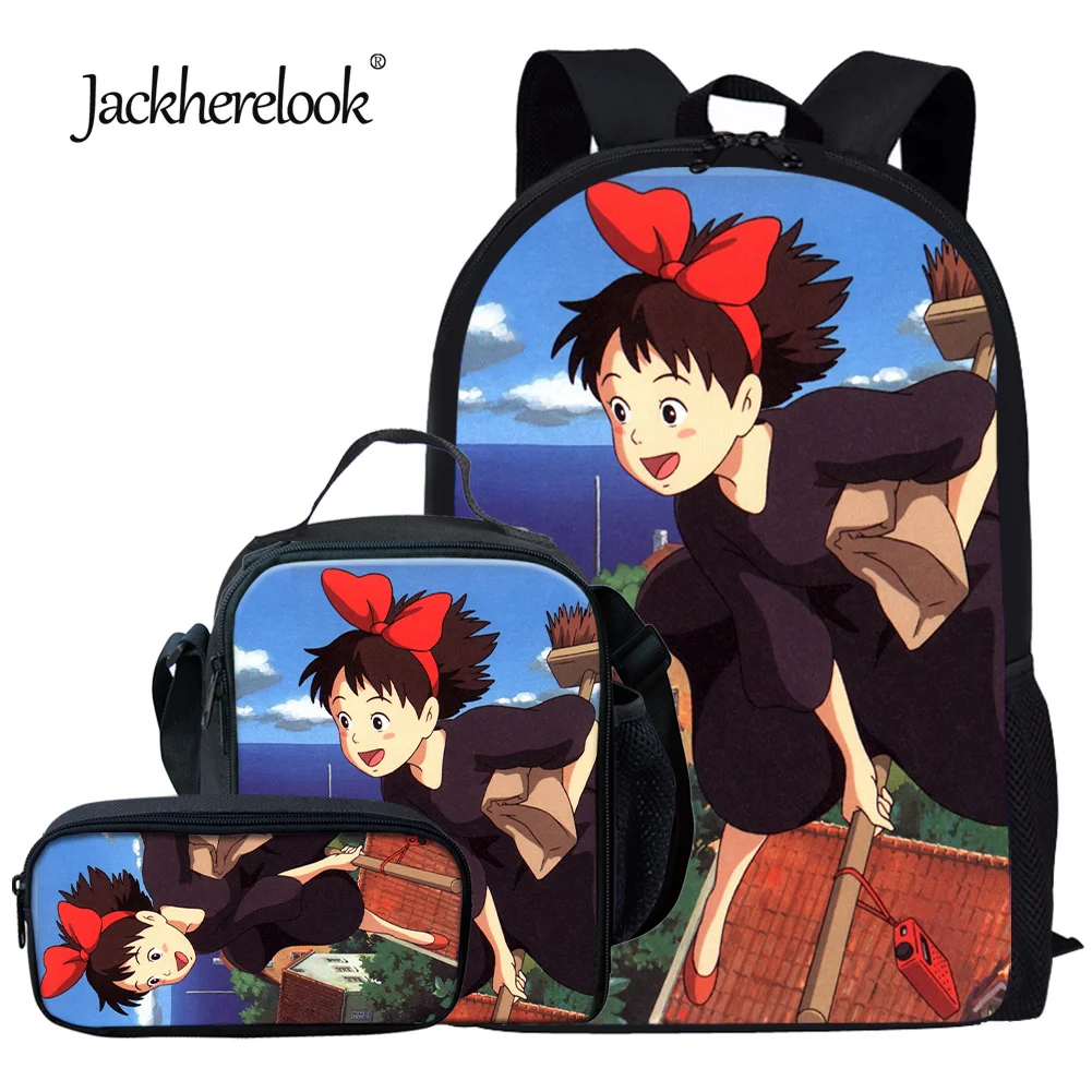 Jackherelook Kikki служба доставки аниме бренд дизайн школьные сумки для студентов большой емкости модные рюкзаки для женщин
