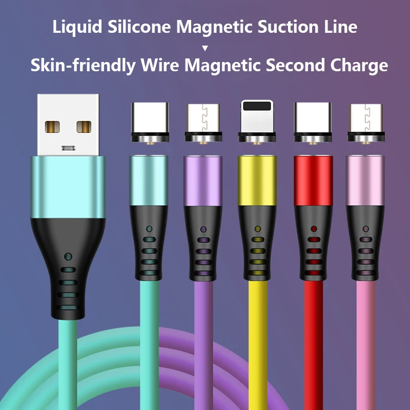 

Magnetic Usb Cable Ultra Durable 5v/2.4a Mobile Phone Fast Charging Usb Type C Charging Cable Stable Fast Charging 1 Meter